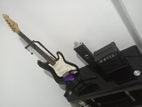 Electric Guitar with Amplifier