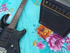 Electric Guitar Japan Ariapro2 RS Wildcat with Amplifier