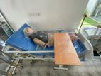 Electric Hospital Bed With Battery Back Up Four Function Mattress