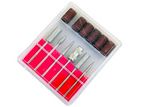 Electric Nail Drill Bits with Sanding Bands Set