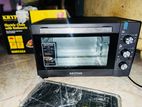 Electric oven with rotisserie