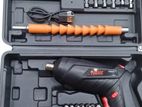 Electric Portable Drill Screwdriver Tool Box Kit