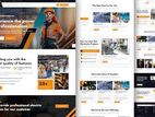 Electricity Shop Static Web Site Designed for Combo Package