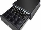 Electronic and Manual Metal Cash Drawer 5 Bill 8 Coins