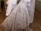 Elegant Custom-Made Bridal Frock