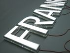 Elegant Mesh Letter Designs for Shops