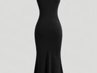 Elegant Solid Color Bodycon Dress