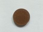 Elizabeth One Penny Coin