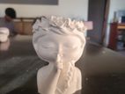 Elsa Plaster Paris Vase