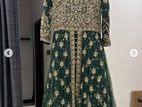 Emerald Dark Green Lehenga Walima Dress