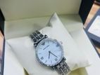 Emporio Armani Ladies Silver Watch