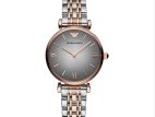 Emporio Armani Ladies Two-Tone Luxury Watch