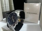 Emporio Armani Men's Classic Chronograph Watch Blue Ar5860