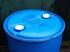 Empty Blue Plastic Barrel (200L)