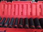 EMTOP 10PCS 1/2" Deep Impact Socket Set Herman HT 075