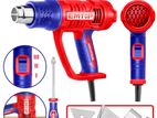 EMTOP EHGN20078 Hot air heat gun 2000W with nozzles