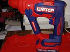 EMTOP ELRH201881 20V Cordless Brushless Rotary Hammer set Herman PT 0344
