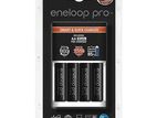 Eneloop Panasonic Pro Charger With 4 Batteries
