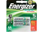 Energizer AA Rechargeable Battery 2 in 1 Pack