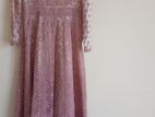 Dusty Rose Gown with Dupatta