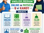 English Medium Classes
