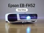 Epson EB – FH52 Multimedia Projector With Free Screen