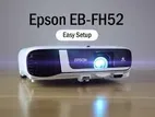 Epson EB – FH52 Multimedia Projector With Free Screen