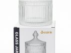 Esink Crystal Glass Jar with Lid TG040-1