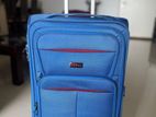 Espiral Medium Softshell Fabric Luggage Bag (Blue)