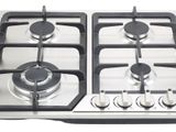 Euro 4 Burner Stainless Steel Gas Cooker Hob