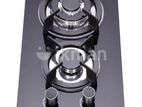 Euro Cooker Hob 2 Burner Tempered Glass