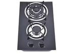 Euro Cooker Hob 2 Burner Tempered Glass JZG32001 - 36959