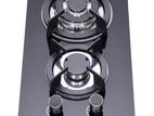 Euro Cooker Hob 2 Burner Tempered Glass JZG32001
