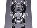 Euro Cooker Hob 2 Burner Tempered Glass JZG32001