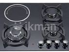 Euro Cooker Hob 3 Gas Burner + 1 Infrared Glass JZG4006E