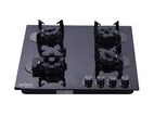 Euro Cooker Hob 4 Burner Matte Tempered Glass JZG54002C / EUCTG60BK-M