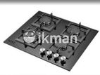 Euro Cooker Hob 4 Burner Matte Tempered Glass JZG54002C / EUCTG60BK-M