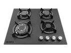 Euro Cooker Hob 4 Burner Tempered Glass EUCTG60BK
