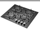 Euro Cooker Hob 4 Burner Tempered Glass JZG54011 / EUCTG60BK