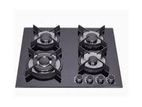 Euro Cooker Hob 4 Burner Tempered Glass JZG54011