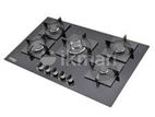 Euro Cooker Hob 5 Burner Tempered Glass