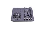 Euro Cooker Hob Square 3 Gas Burner + 1 Infrared Glass