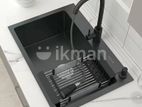 Euro Kitchen Sink Stainless Steel 50*45 (Black) - 58982