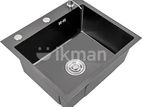 Euro Kitchen Sink Stainless Steel 50*45 (Black) 58982