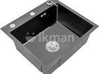 Euro Kitchen Sink Stainless Steel 50*45 (Black)