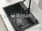 Euro Kitchen Sink Stainless Steel 50*45 (Black)