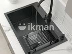 Euro Kitchen Sink Stainless Steel 50*45 (Black)
