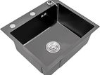 Euro Kitchen Sink Stainless Steel 50*45 (Black)