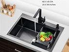 Euro Kitchen Sink Stainless Steel 60*45 (Black)