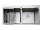 Euro Kitchen Sink Stainless Steel 78*43 (Silver) - 58984